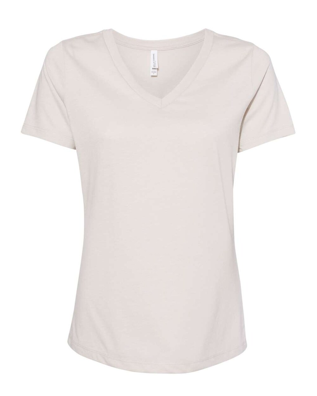 BELLA + CANVAS® Women's Relaxed Heather CVC V-Neck Short Sleeve Tee - 6405CVC